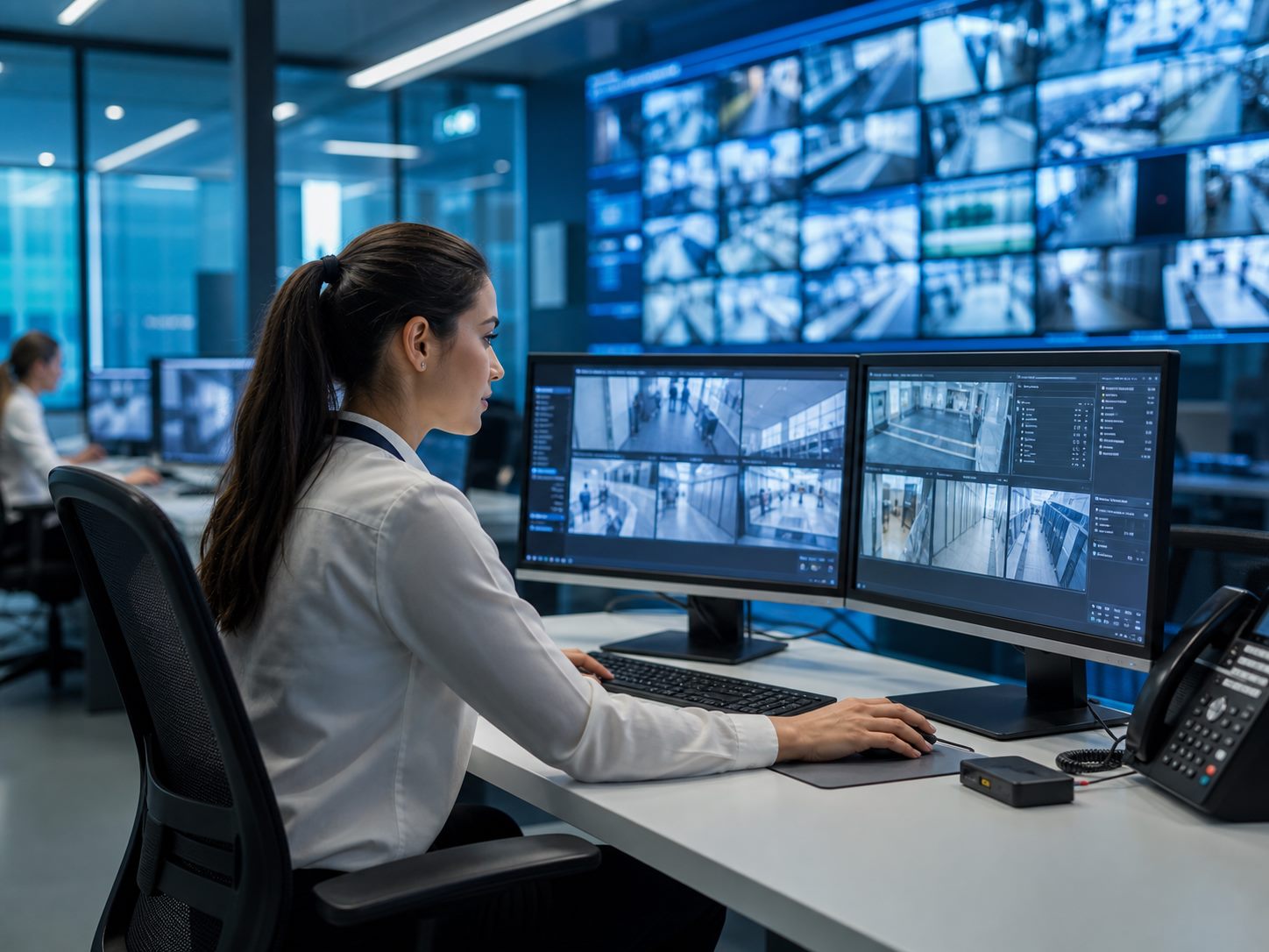 Youtech virtual monitoring analyst reviewing business operations